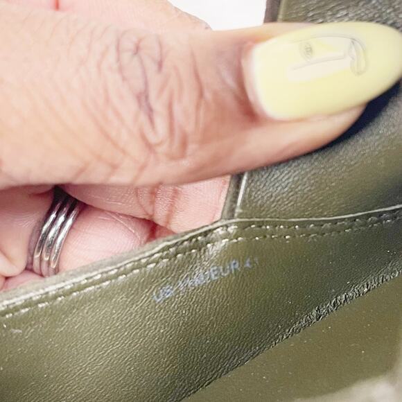 Vince Women's Saxon 2 Slip On Platform Sneakers In Militaire  Size 11 / 41 - Picture 7 of 7